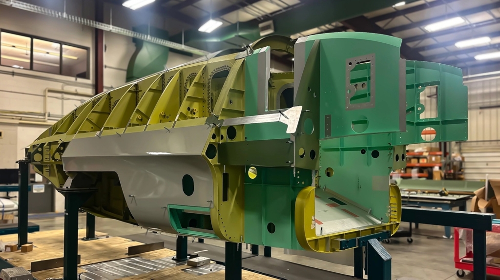 DARPA X-65 fuselage at aurora flight sciences