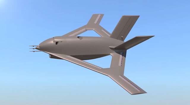DARPA plane with no flaps or rudders