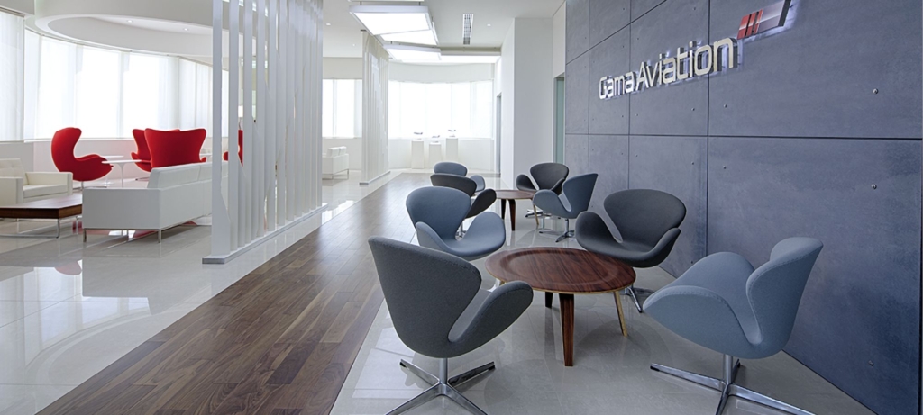 Gama Aviation's original FBO at Sharjah