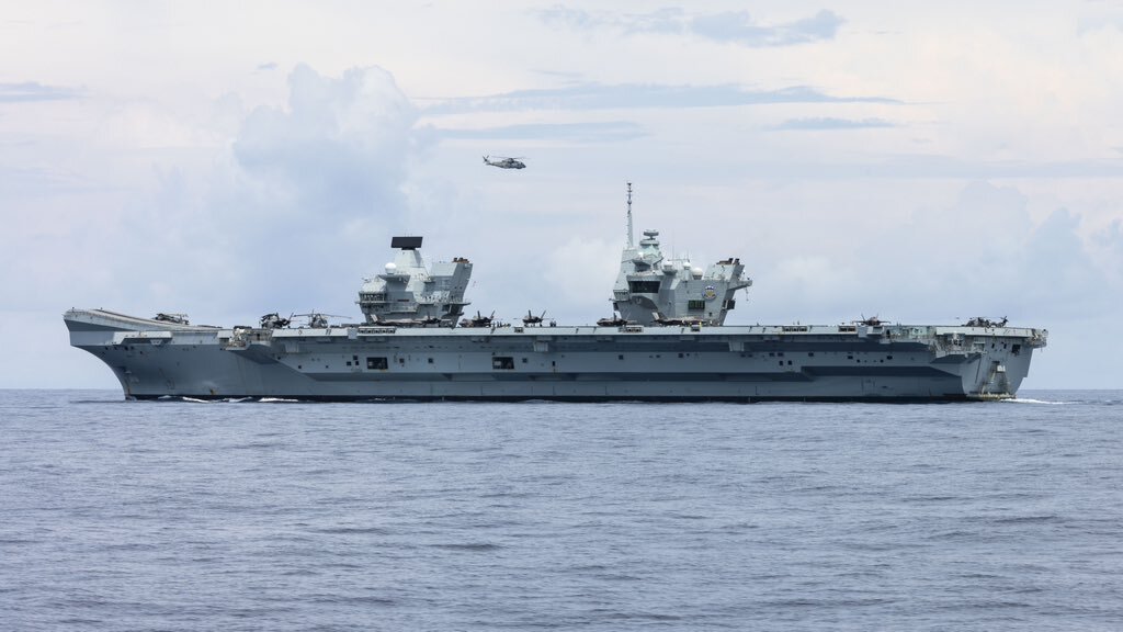 HSM Prince Of Wales at sea