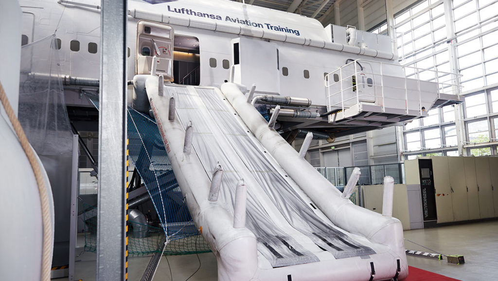 Lufthansa aviation training cabin mock up