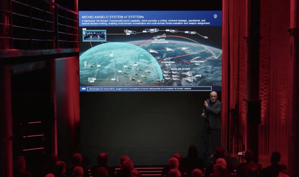 System of Systems by Michelangelo security dome by Leonardo