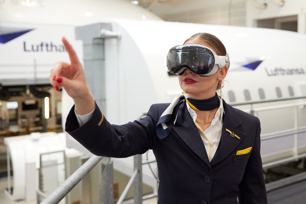 Lufthansa aviation training VR cabin crew