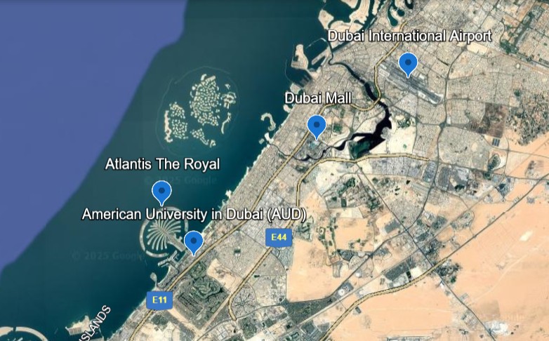 Joby Dubai map