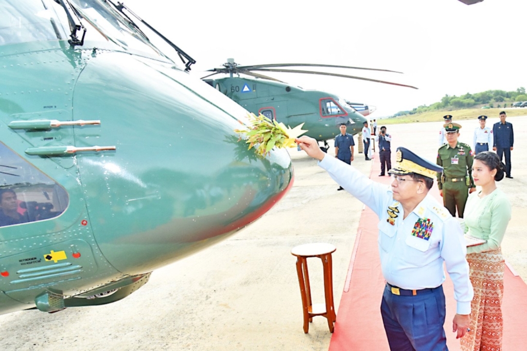 Myanmar Mi-38T delivery ceremony