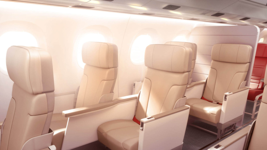 Royal Jordanian Embraer E2 business class