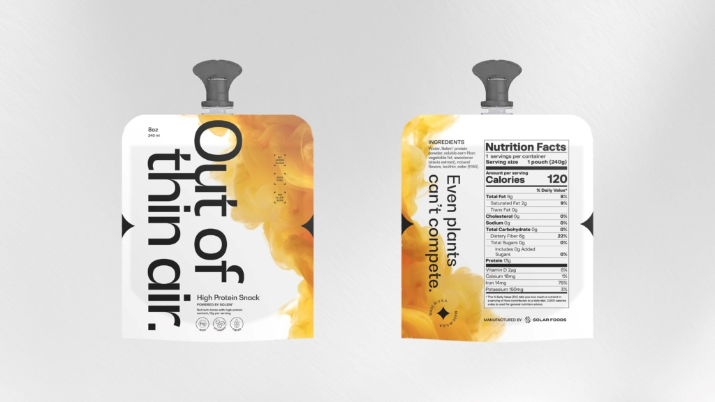 Solar Foods Solein protein from thin air