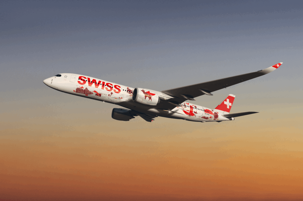 SWISS Wanderlust livery A350