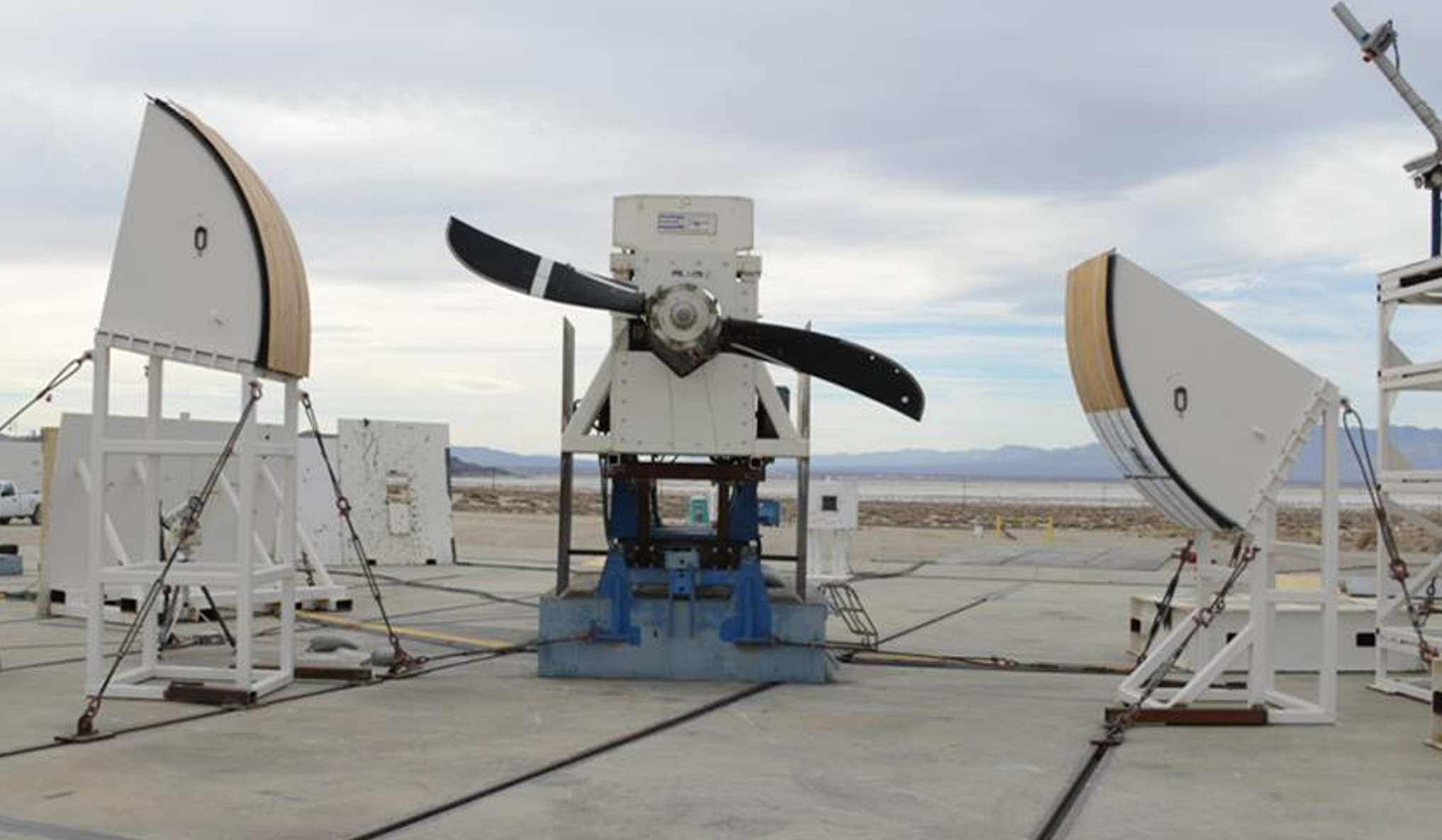 Open fan blade out event test at NASA