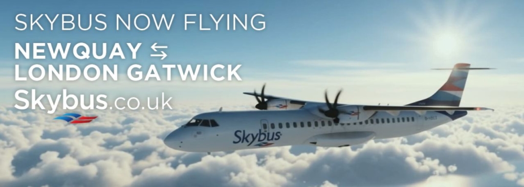 Skybus Cornwall London flights