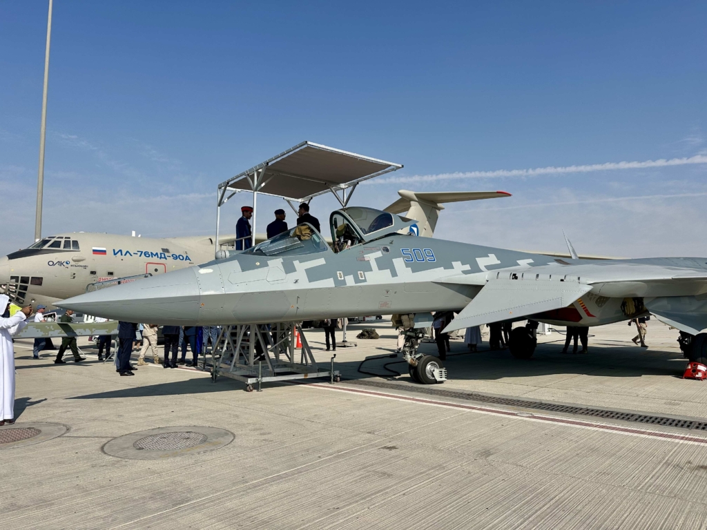 Su-57 at Dubai Airshow