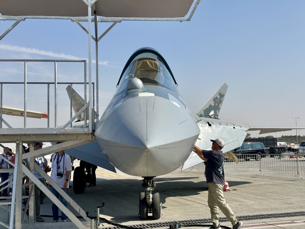 Sukhoi Su-57 at Dubai airshow