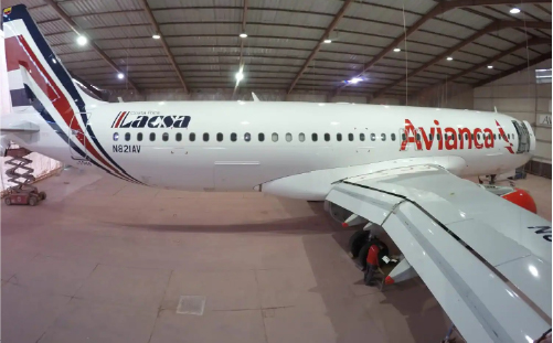 avianca LACSA tail A320