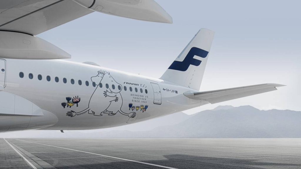 Finnair Moomin 100 Years livery