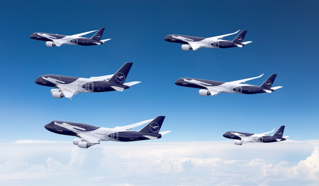 Lufthansa centenary fleet rendering