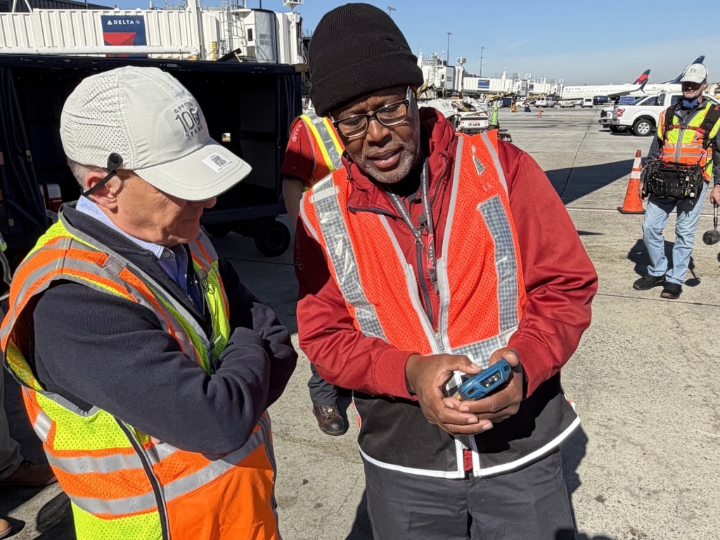 Delta Air Lines Today show ride along.