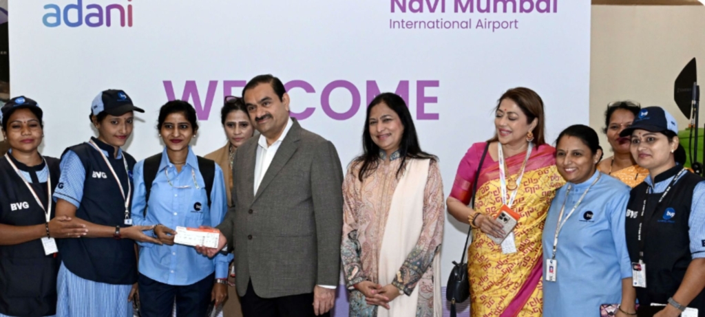 Guatam Adani, Chairman Adani at Navi Mumbai