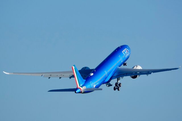 ITA Airways Airbus A330neo taking off