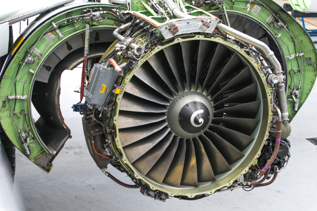 CFM56 engine on maintenance 