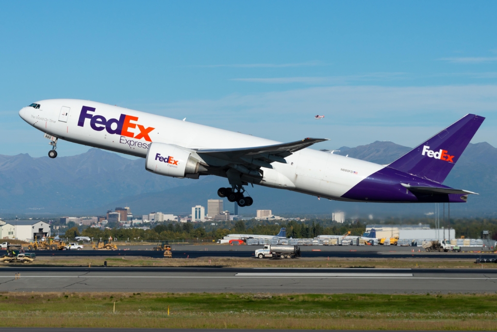 FedEx Boeing 777 freighter aircraft