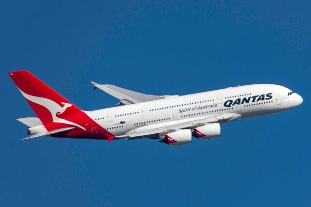 Qantas A380 inflight