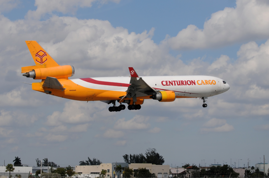 Centurion Air Cargo MD-11 landing