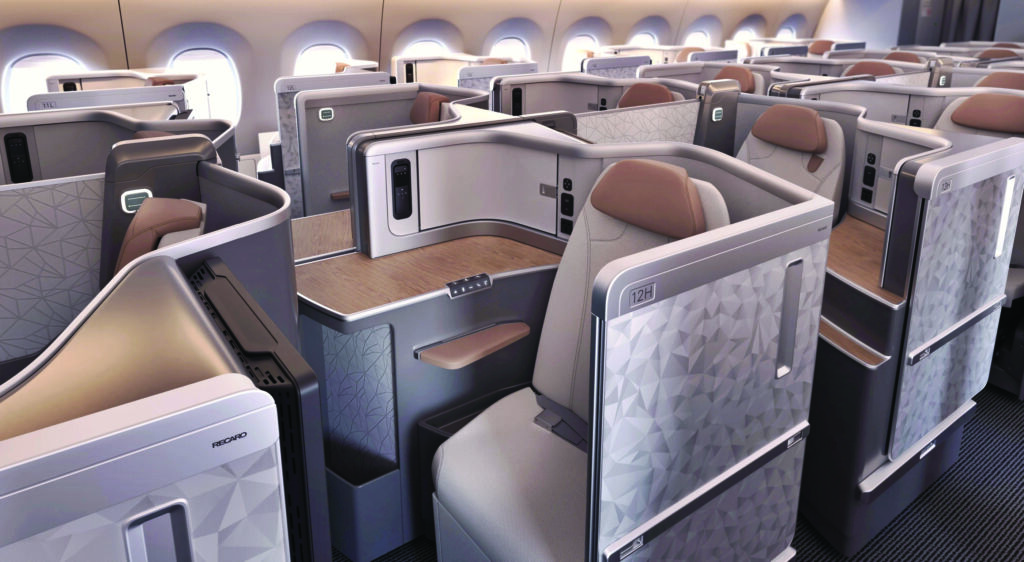 Air China Airbus A350 business class
