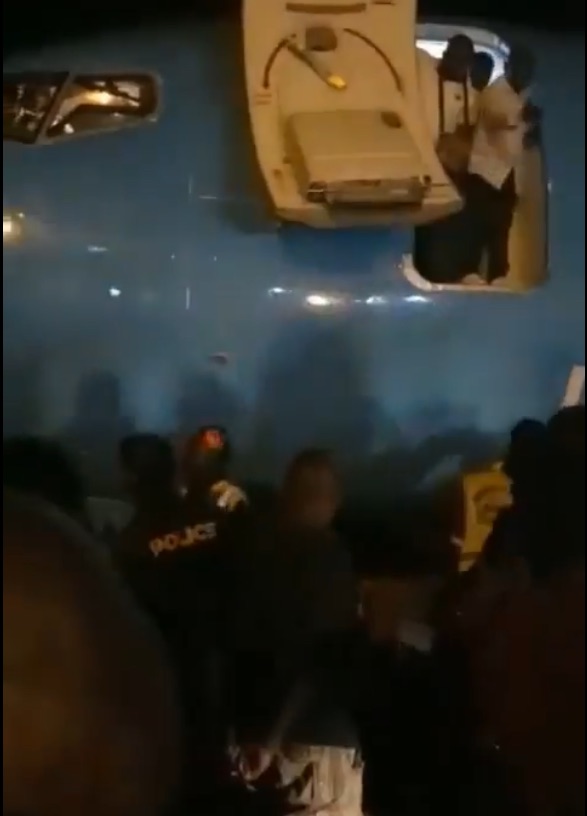 Air Congo incident police presence