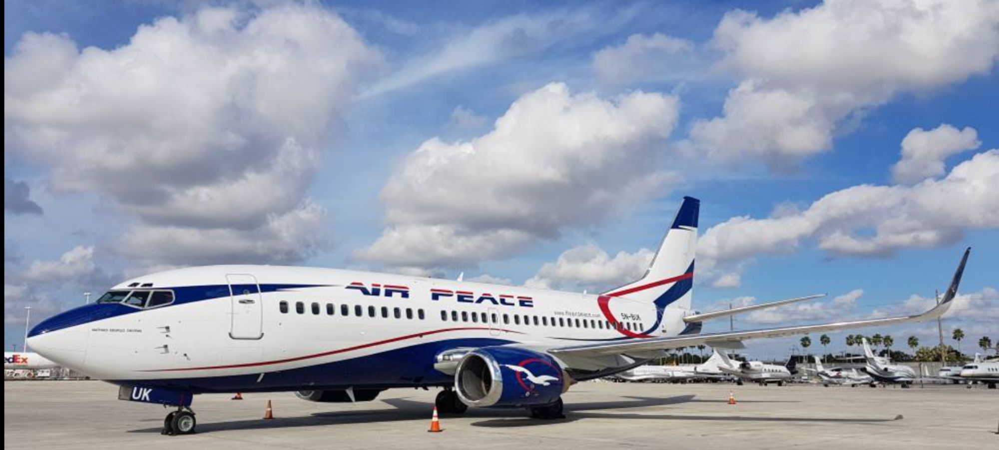 Air Peace on the ground