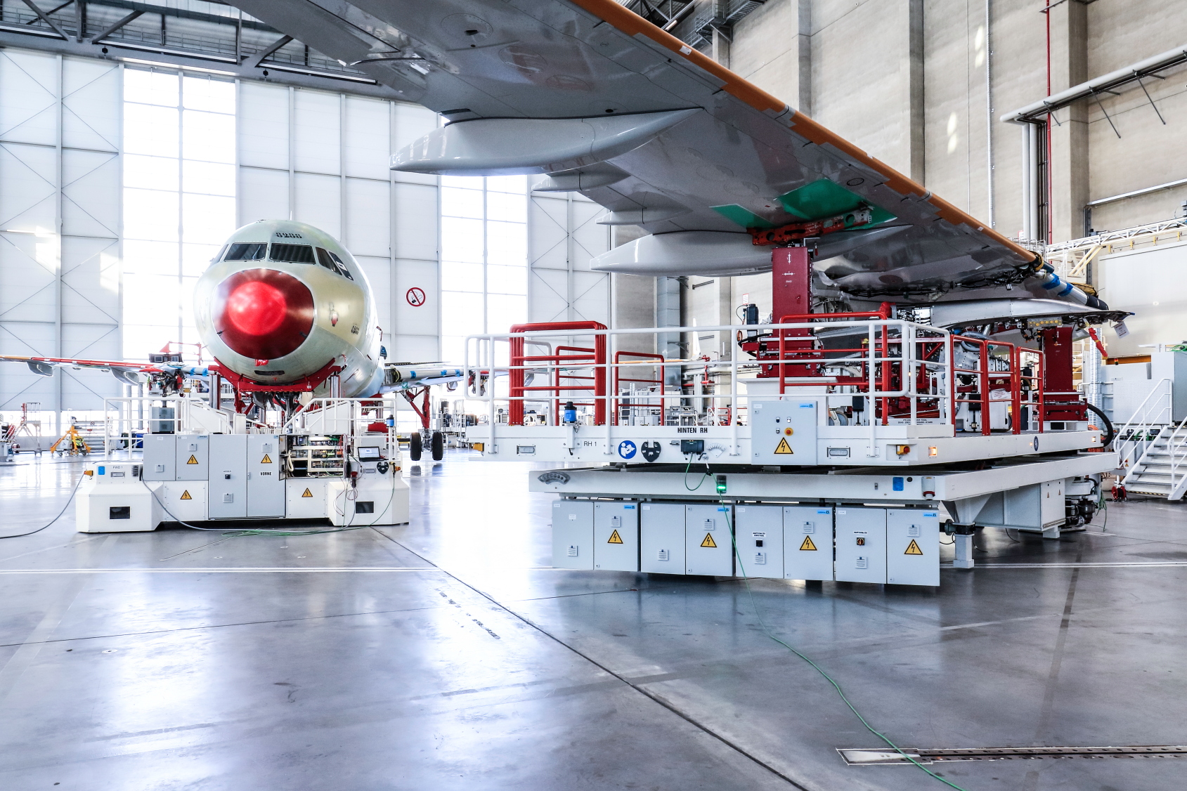 Airbus A320neo production line in hamburg