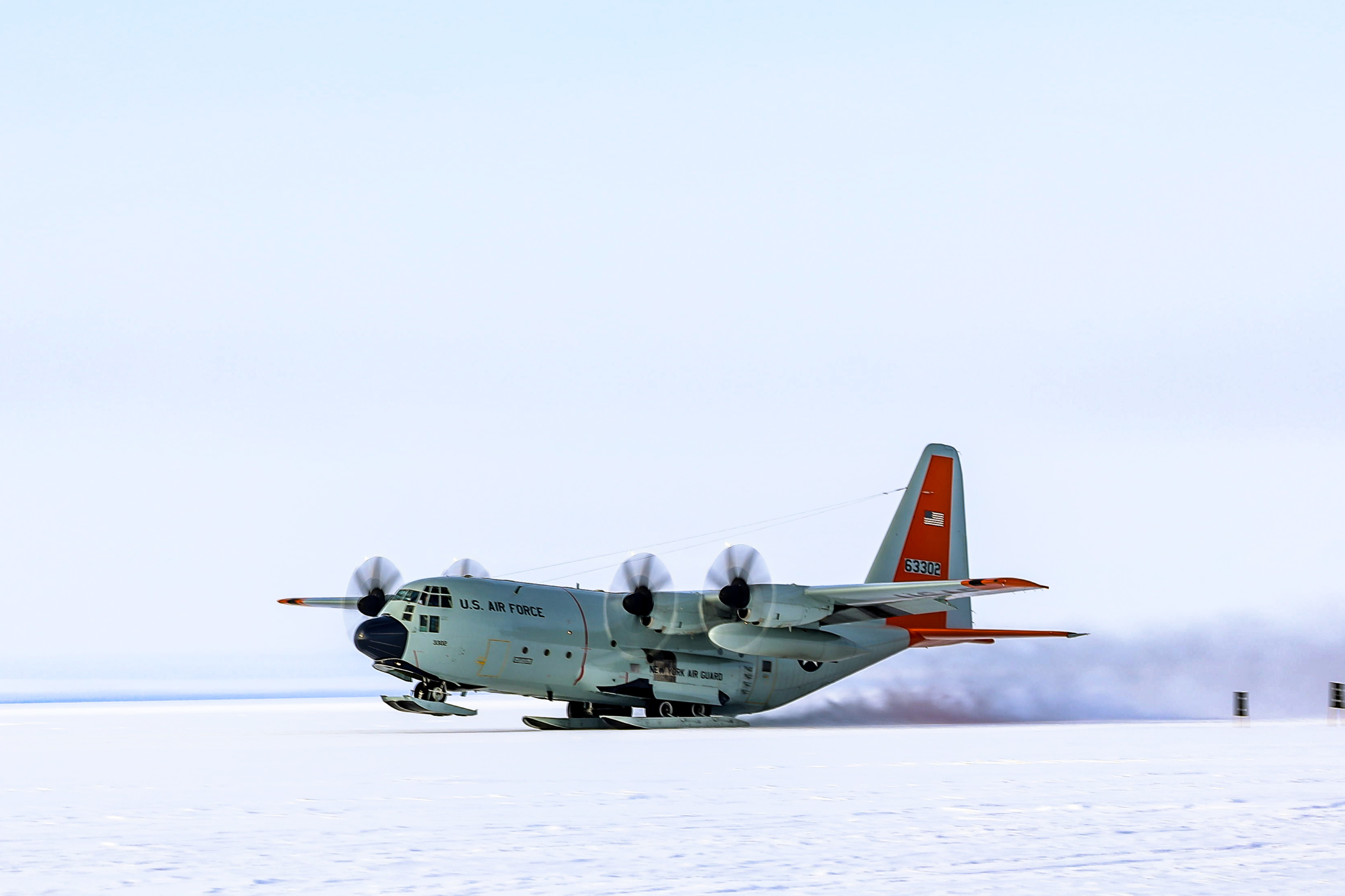 An LC-130 assigned to the 109th Airlift Wing, New York Air National Guard