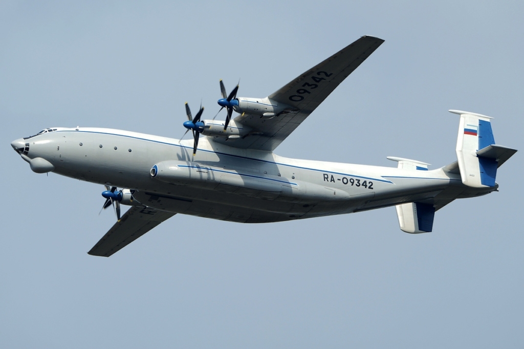 Anonov An-22 Russian MoD turboprop transporter