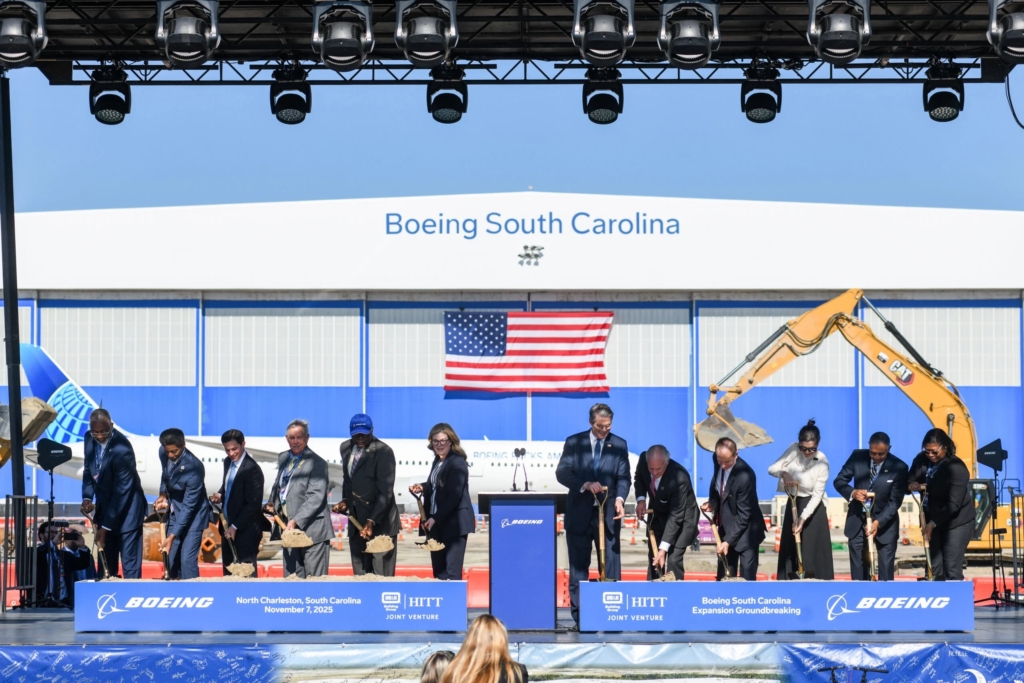 Boeing breaks ground on charleston south carolina expansion