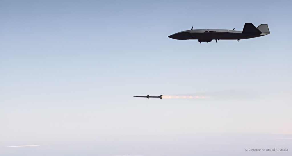 Boeing MQ-28 Ghost Bat live autonomous fire