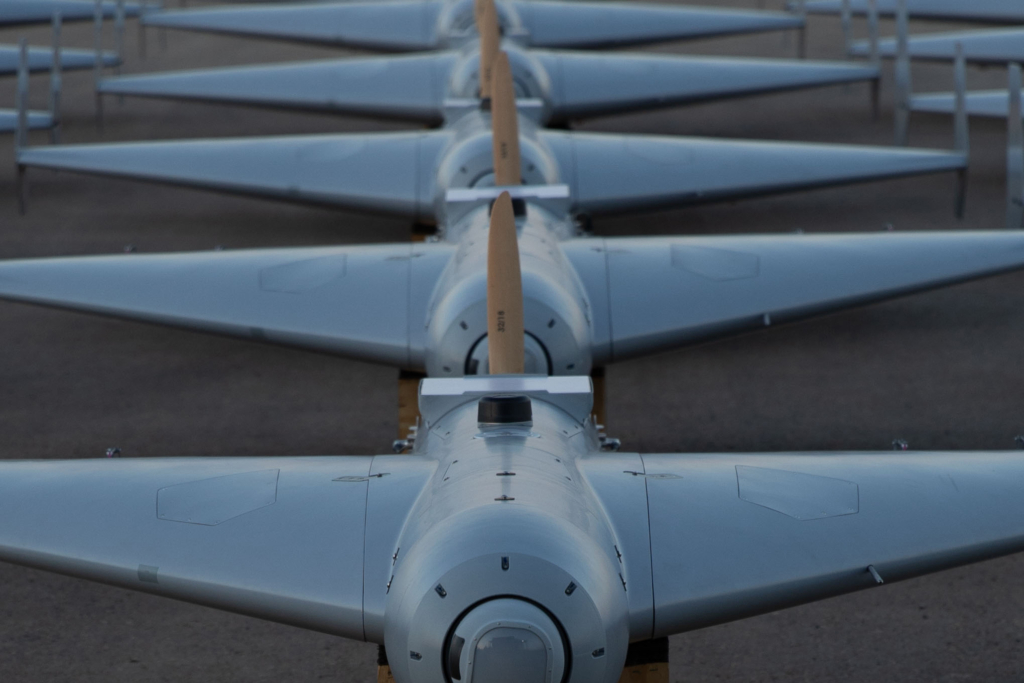 CENTCOM one way attack drones on display