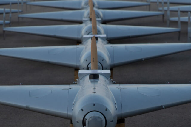CENTCOM one way attack drones on display