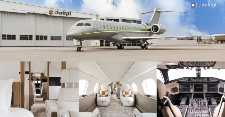 Chartwright new Bombardier Global 8000 delivery