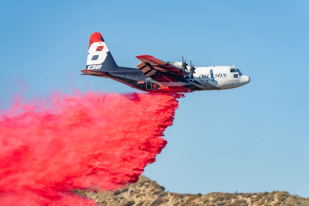 Coulson aviation aerial firefighting C130