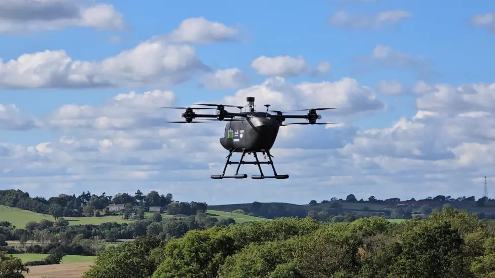 Crane Aero cranfield emergency response rescue drone