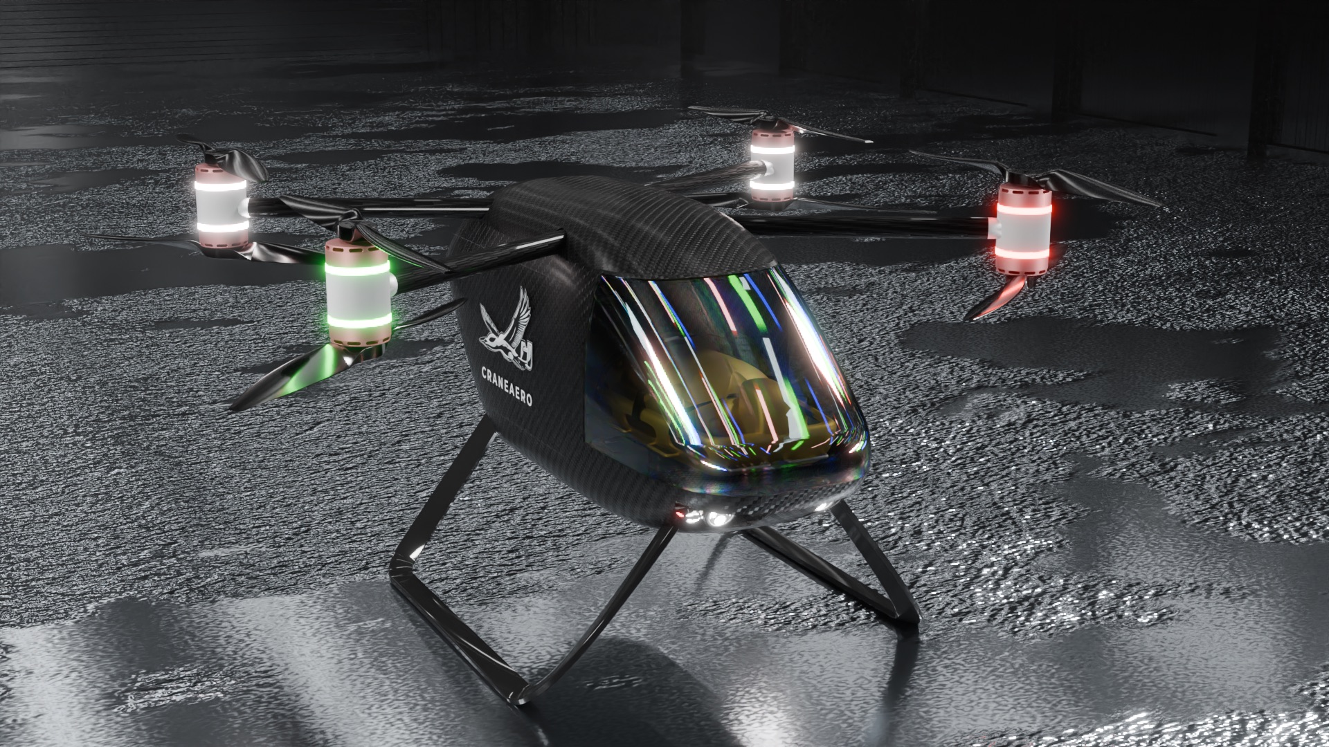 CraneAERO emergency rescue response UAV