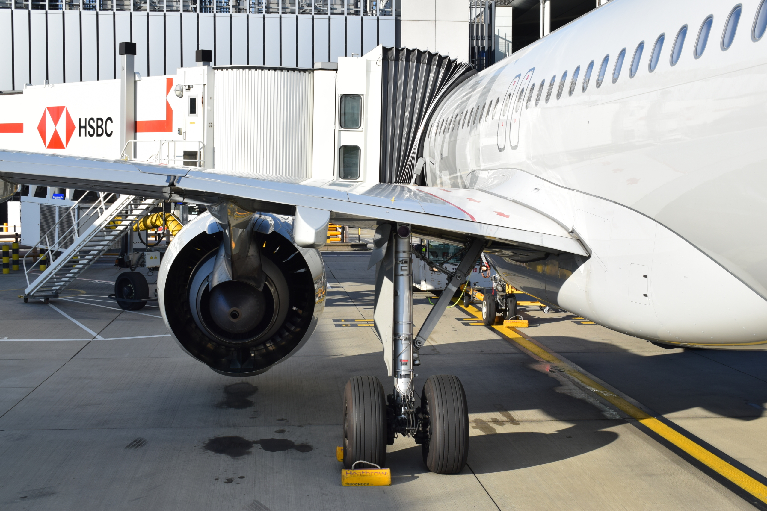 SAS A320neo on turnaround