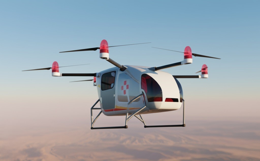 Elevate 1 Delft University emergency rescue drone