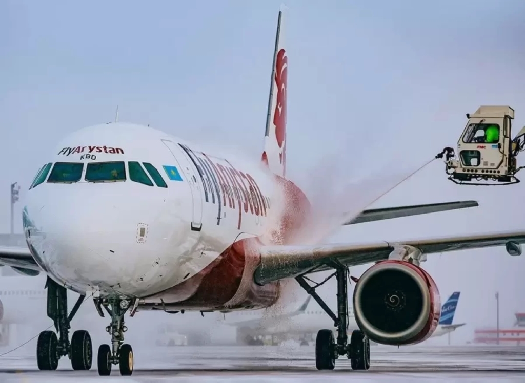 Fly Arystan snow and winter