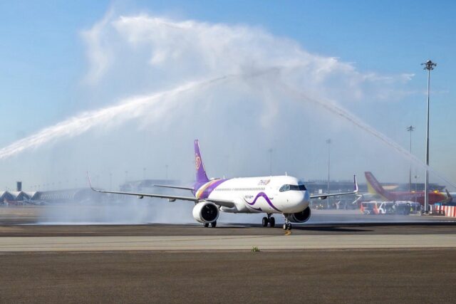 A Thai Airways A321neo