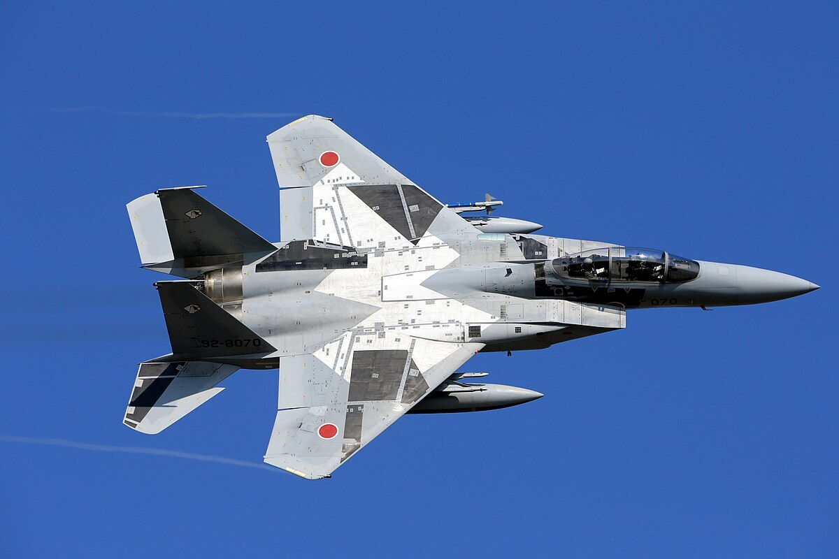 Japan air self defense force Mitsubishi F-15DJ Tactical Fighters