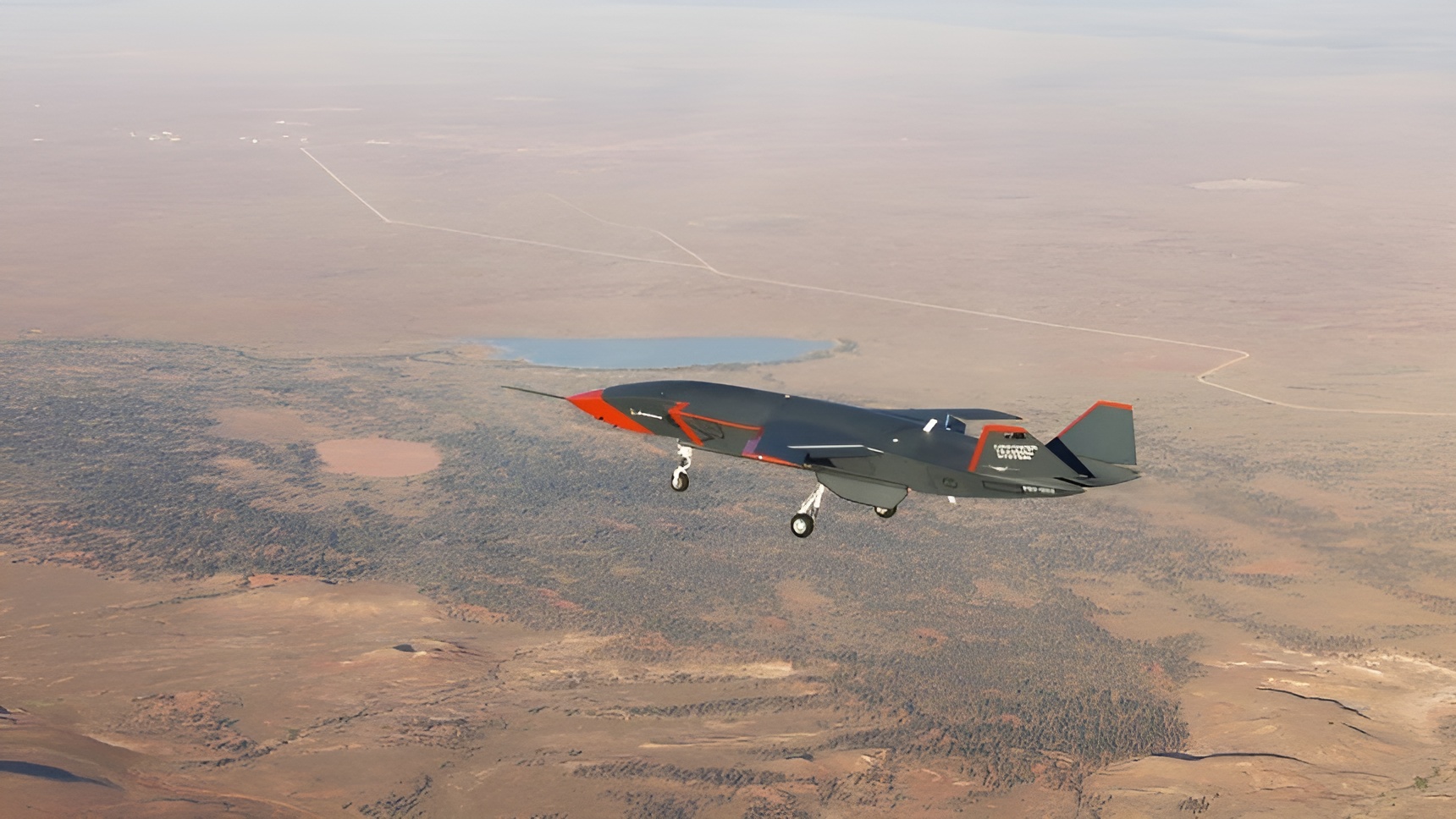 Boeing MQ-28 Ghost Bat in flight