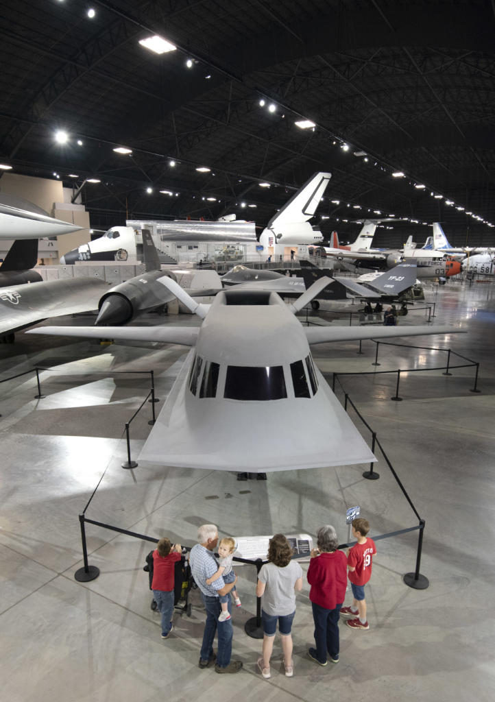 Northrop Tacit Blue on display in the Research & Development Gallery