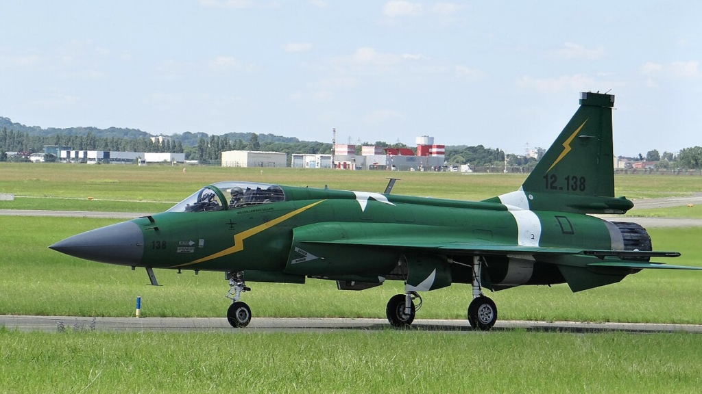 PAK Kamra JF-17 Thunder at Paris Air Show, June 2019