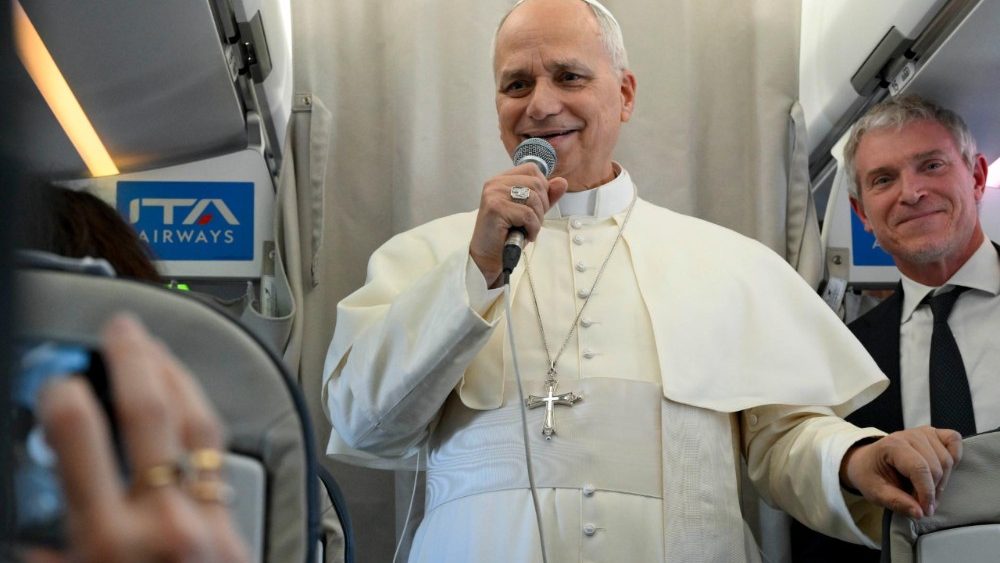 Pope Leo XVI flies on ITA AIrways Airbus A320neo