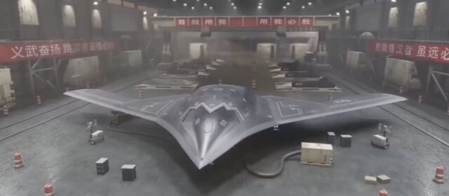 Rendering of Chinese H-20 bomber